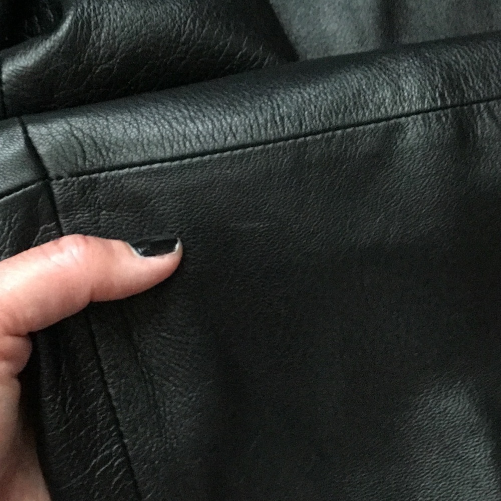 High Rise Leather Pants - Picture 11 of 11
